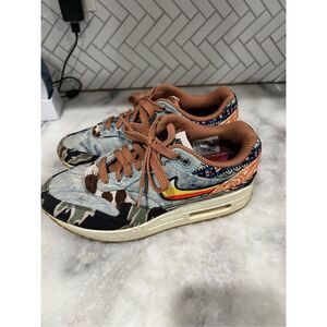 Nike Air Max 1 DN1803-900 Denim Camo Patchwork US 7 Multicolor Rare